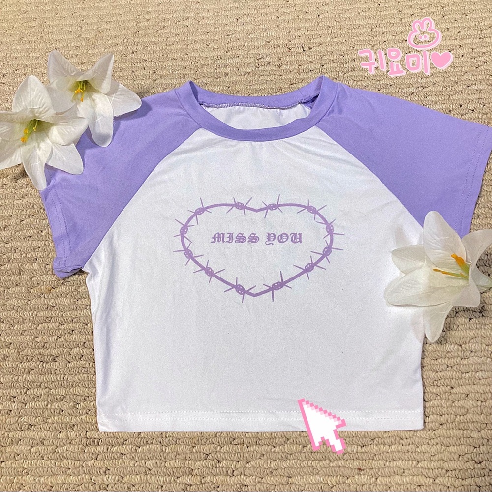 Y2K  SOFT GRUNGE TEE